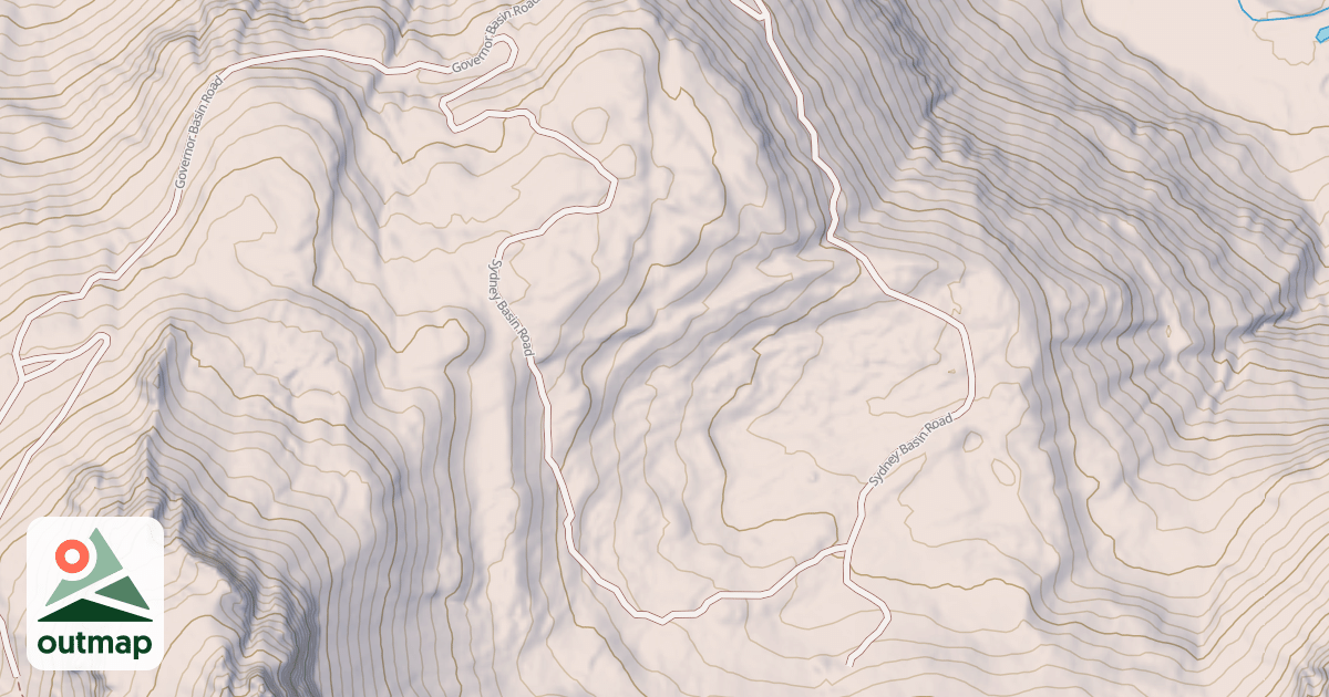 Map of SIDNEY BASIN