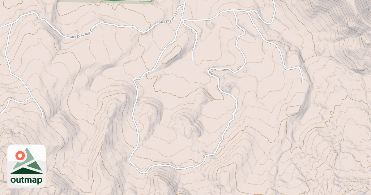 Map of ALEX DRAW SPUR 2