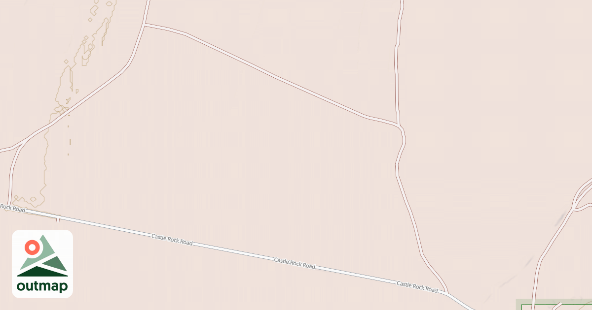 Map of OLD CASTLE ROCK
