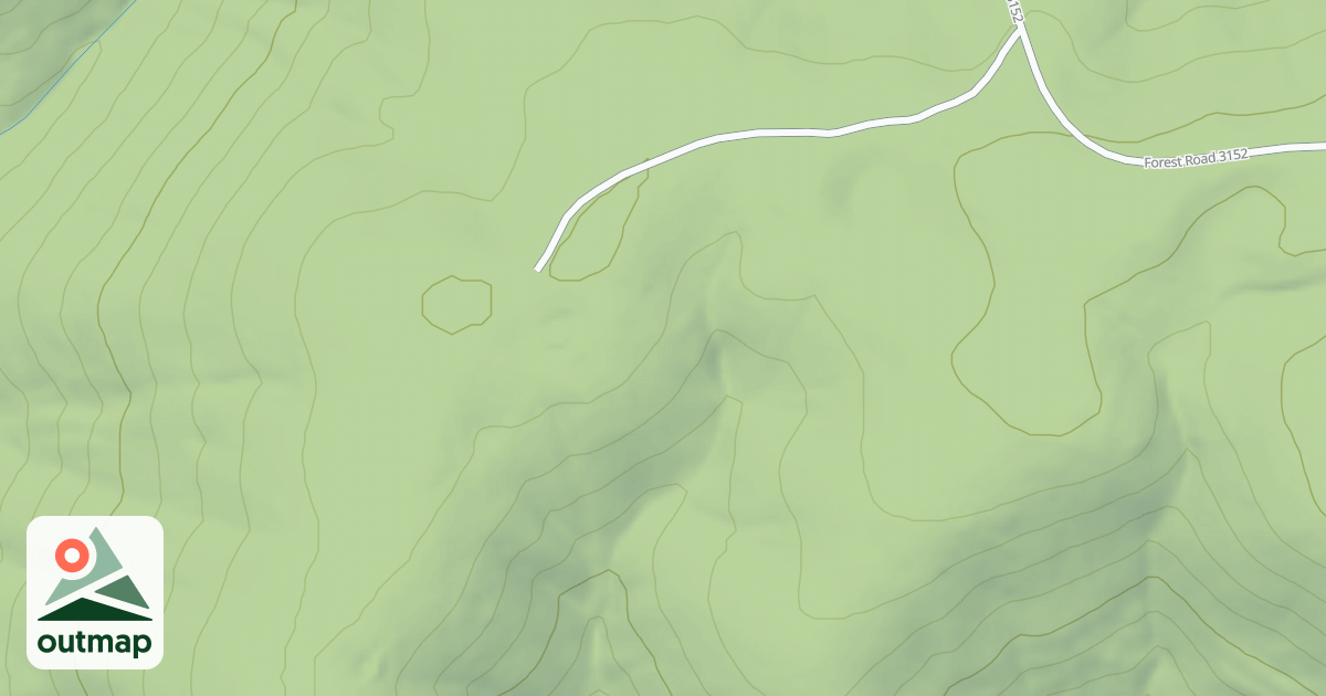 Map of CARDAREVA RIDGE