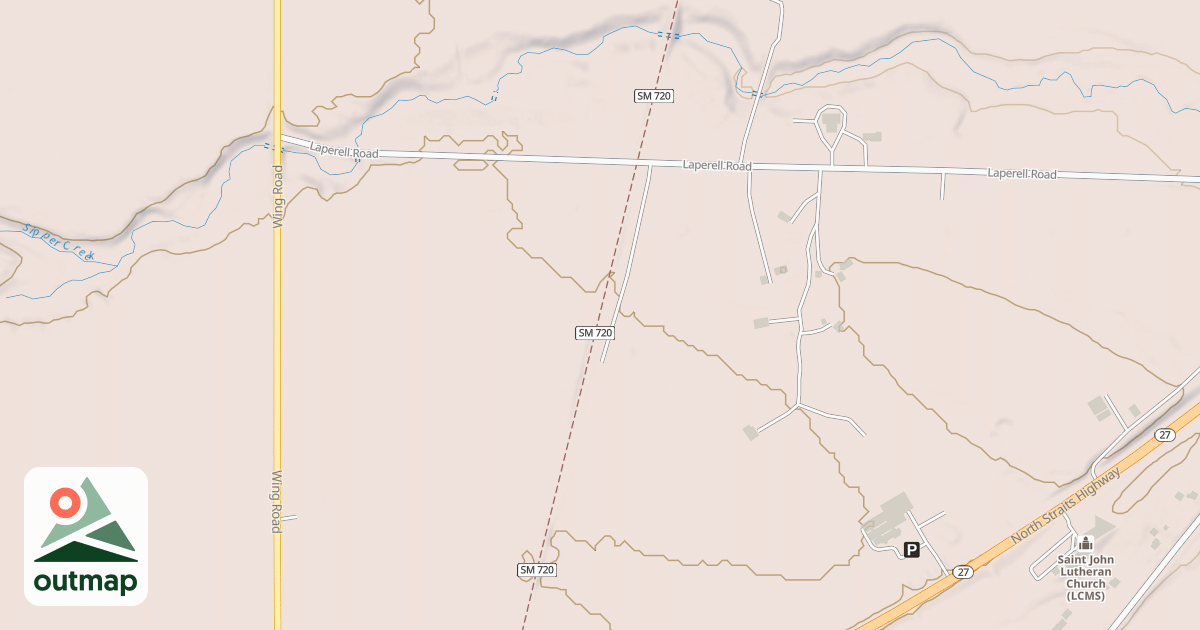 Map of North Central State Trail