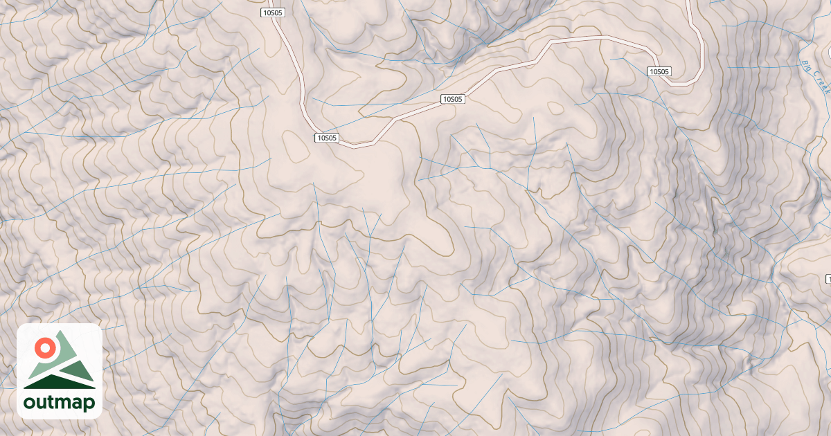 Map of Barnes Mountain