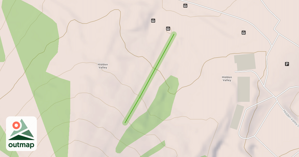 Map of Betty's Butte