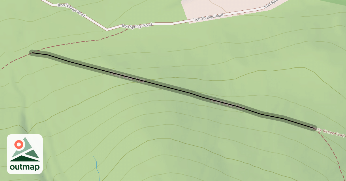 Map of Henry Recen Trail
