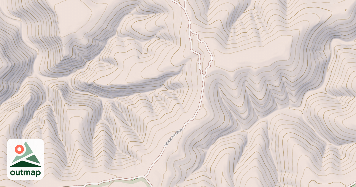 Map of VALERIE ANN