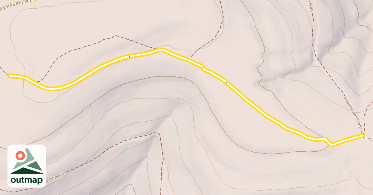 Map of Ridge Run Trail