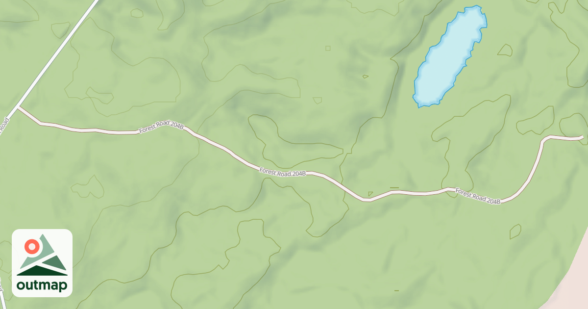 Map of FR 204B