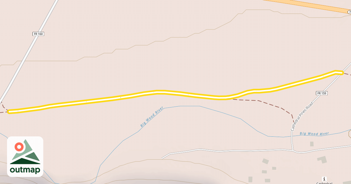 Map of Harriman Trail