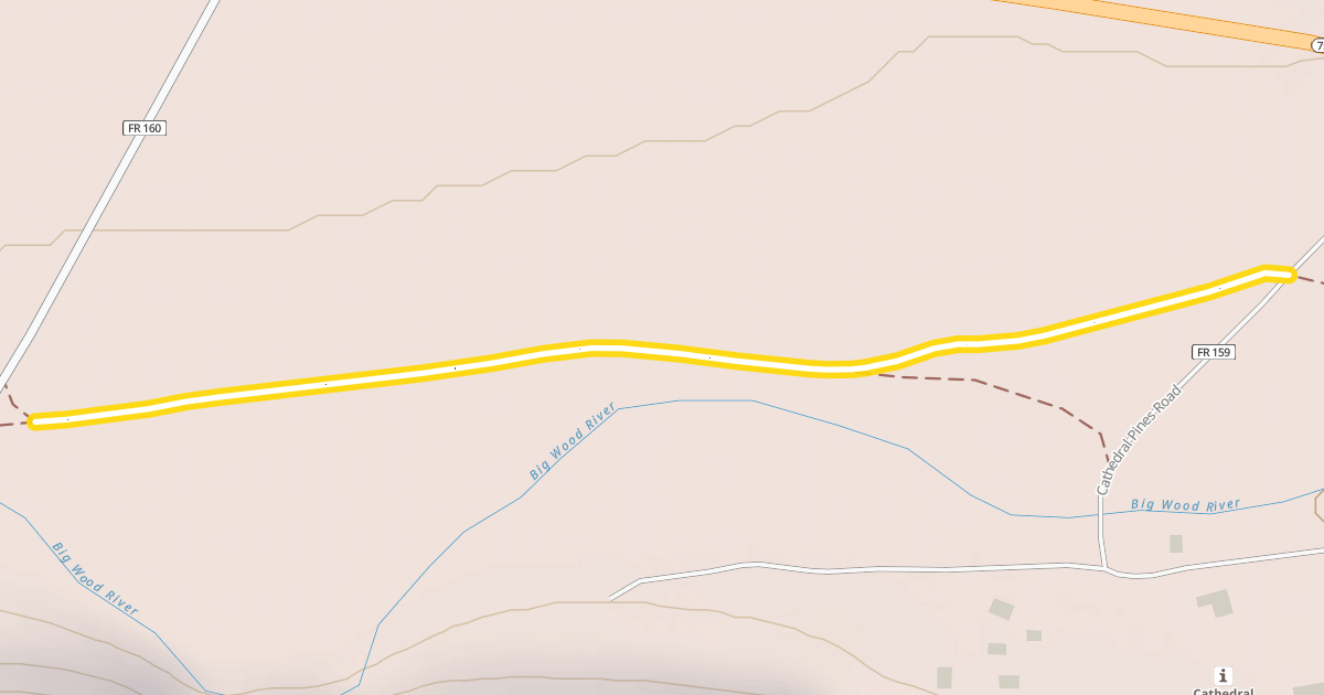 Map preview of Harriman Trail