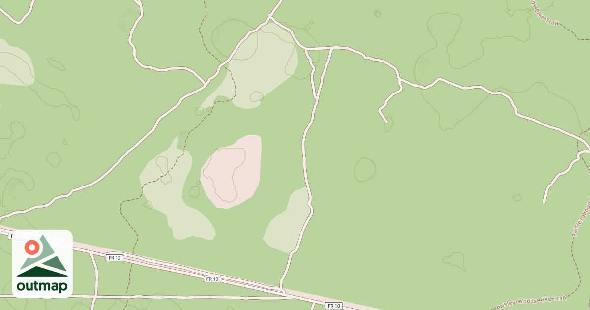 Map of USFS National Forest System Roads {C09E3E4D-80C6-48CF-9C6B-A4842516A03C}