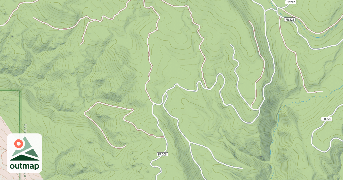 Map of CORRAL CREEK