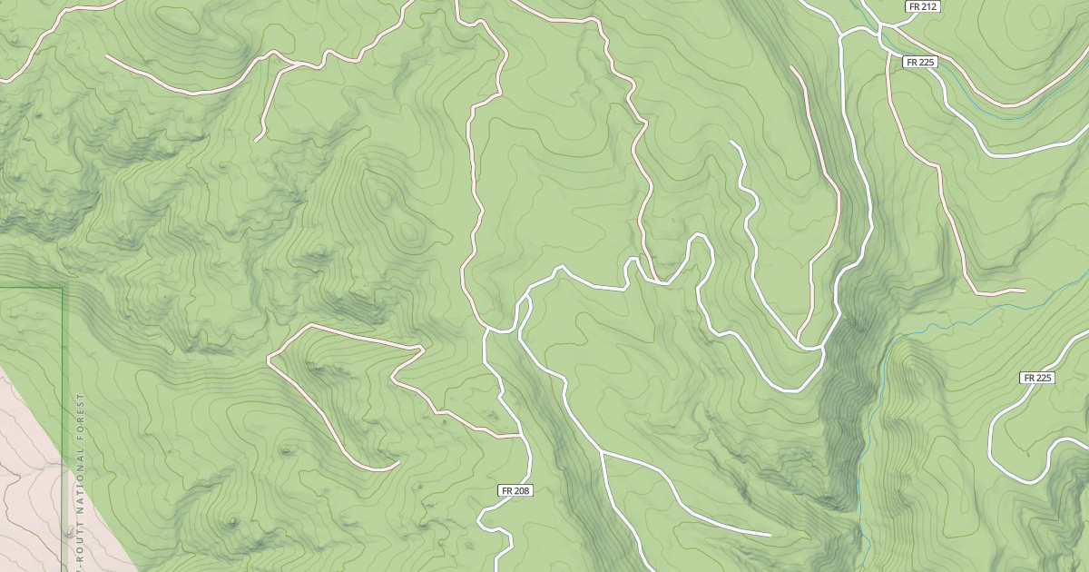 Map preview of CORRAL CREEK