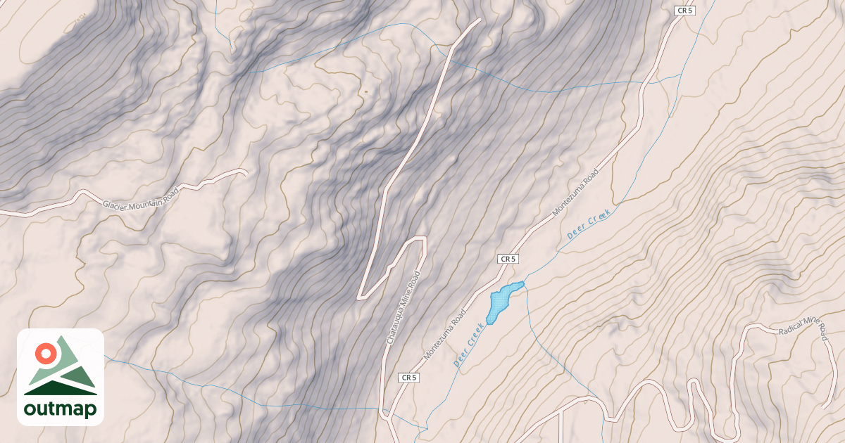 Map of CHATAUQUA MINE ROAD