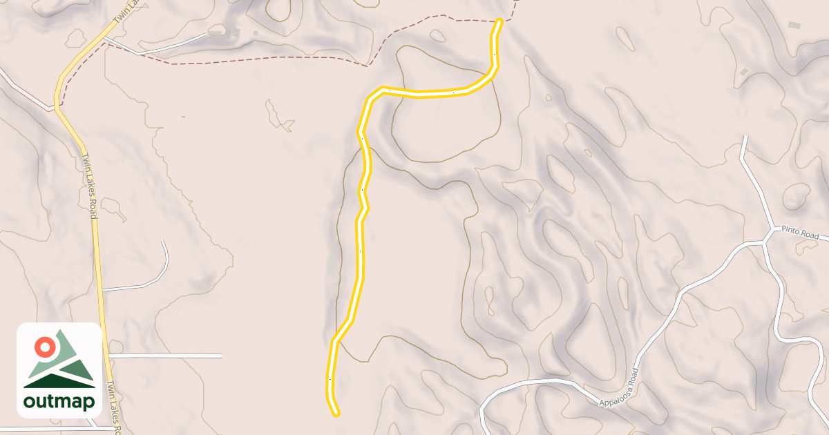 Map of Barnsley Lake