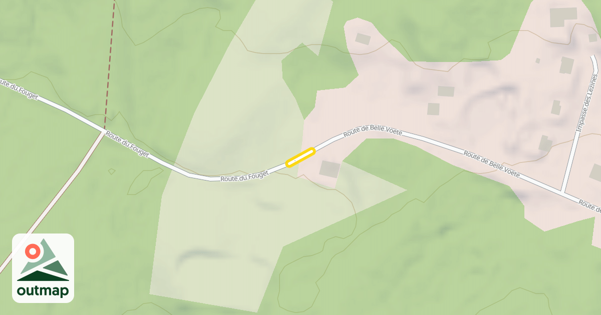 Map of Route de Belle Voete