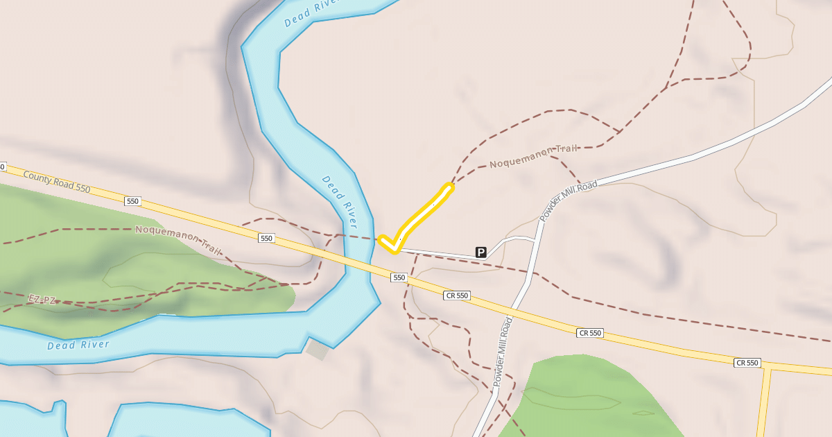 Map preview of Noquemanon Trail
