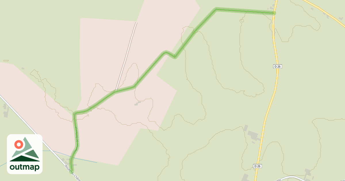 Map of Chemin de Bellevue