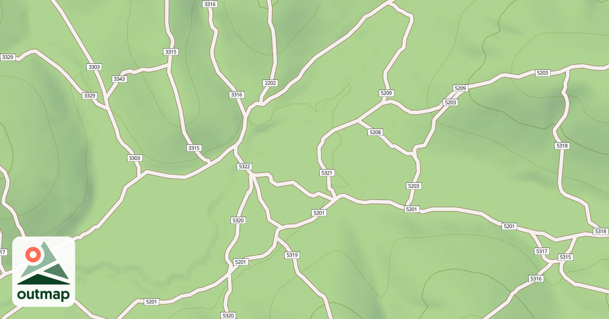 Map of USFS Motor Vehicle Use Map Trails 19807