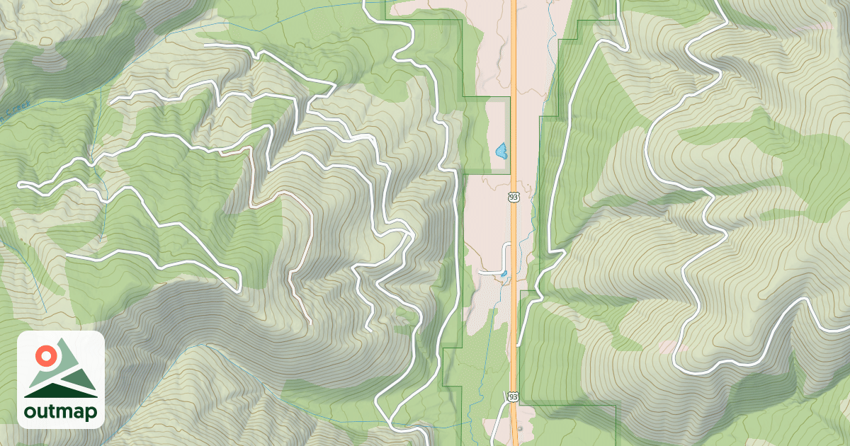 Map of (FDR) WAUGH GULCH