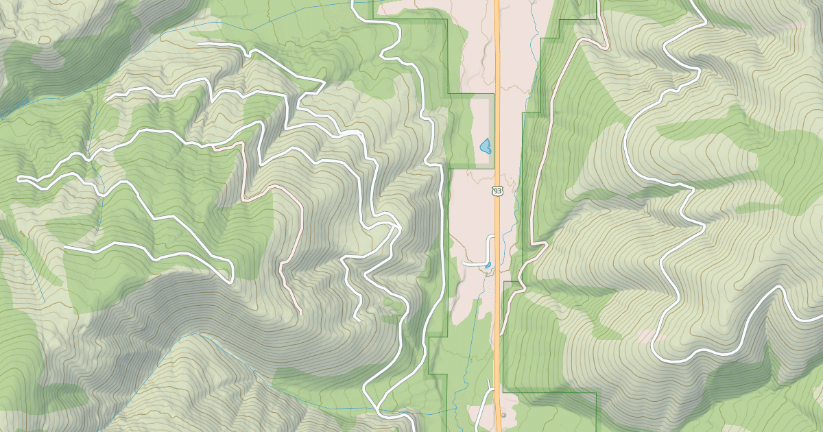 Map preview of (FDR) WAUGH GULCH