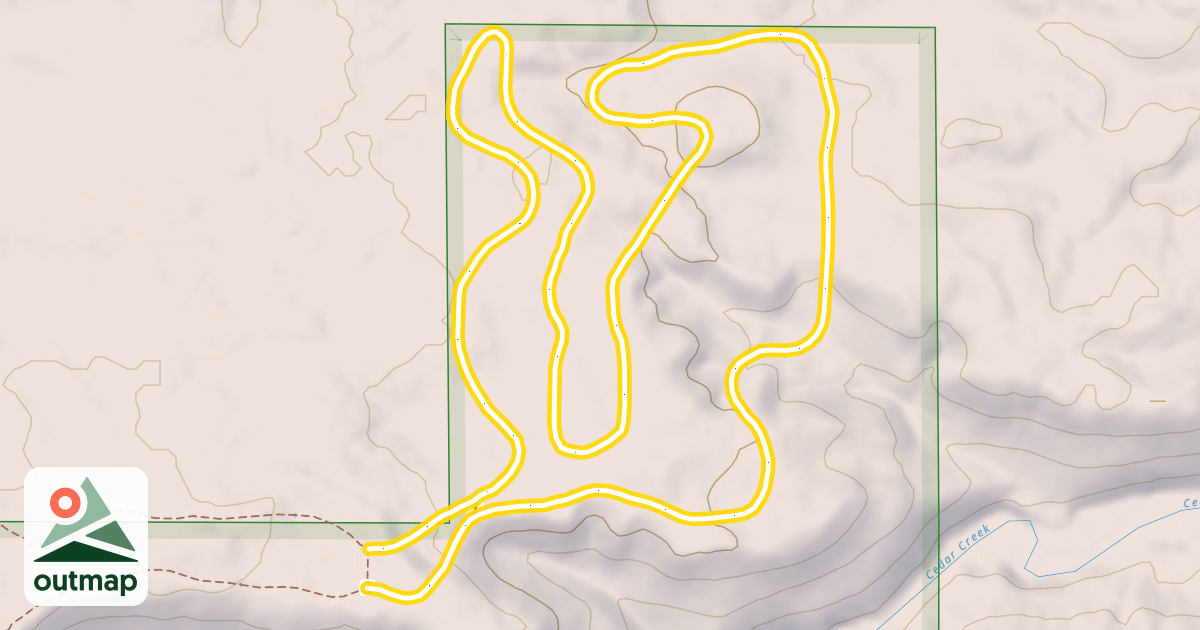 Map of Wildcat Loop
