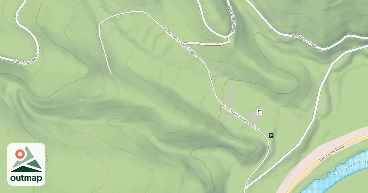 Map of (FDR) WEST FORK RANGER STATION