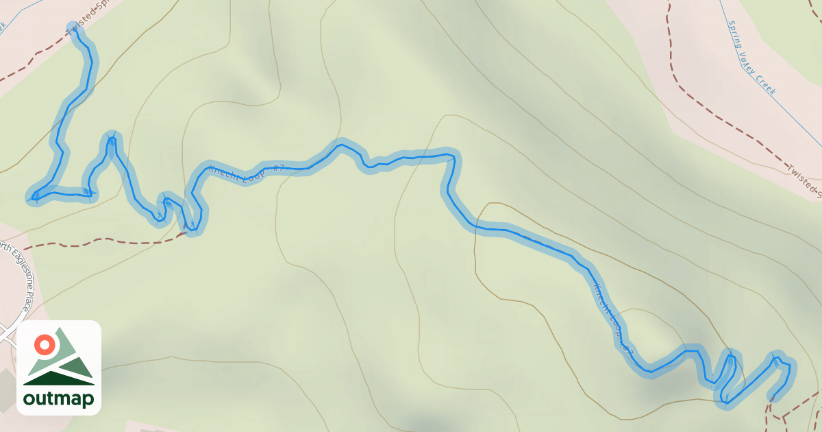 Map of Knecht Loop - #7