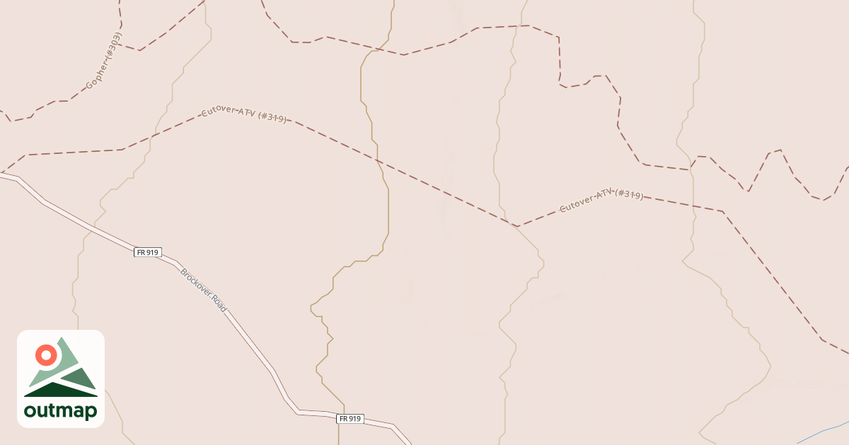 Map of CUTOVER ATV