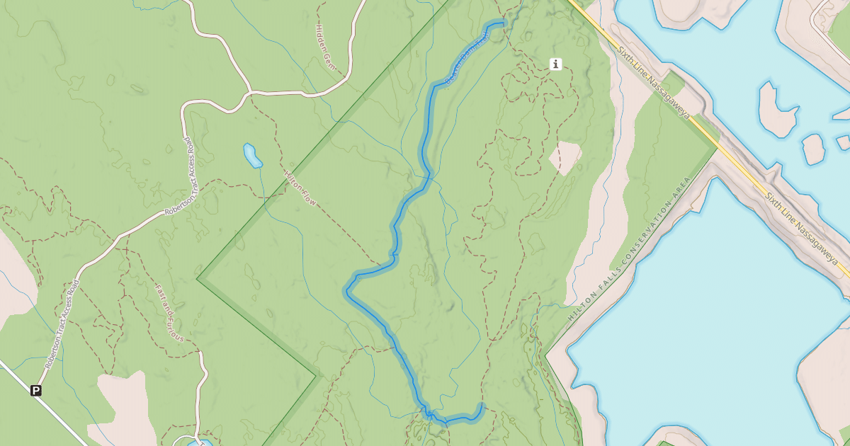 Map preview of Beaver Dam Trail