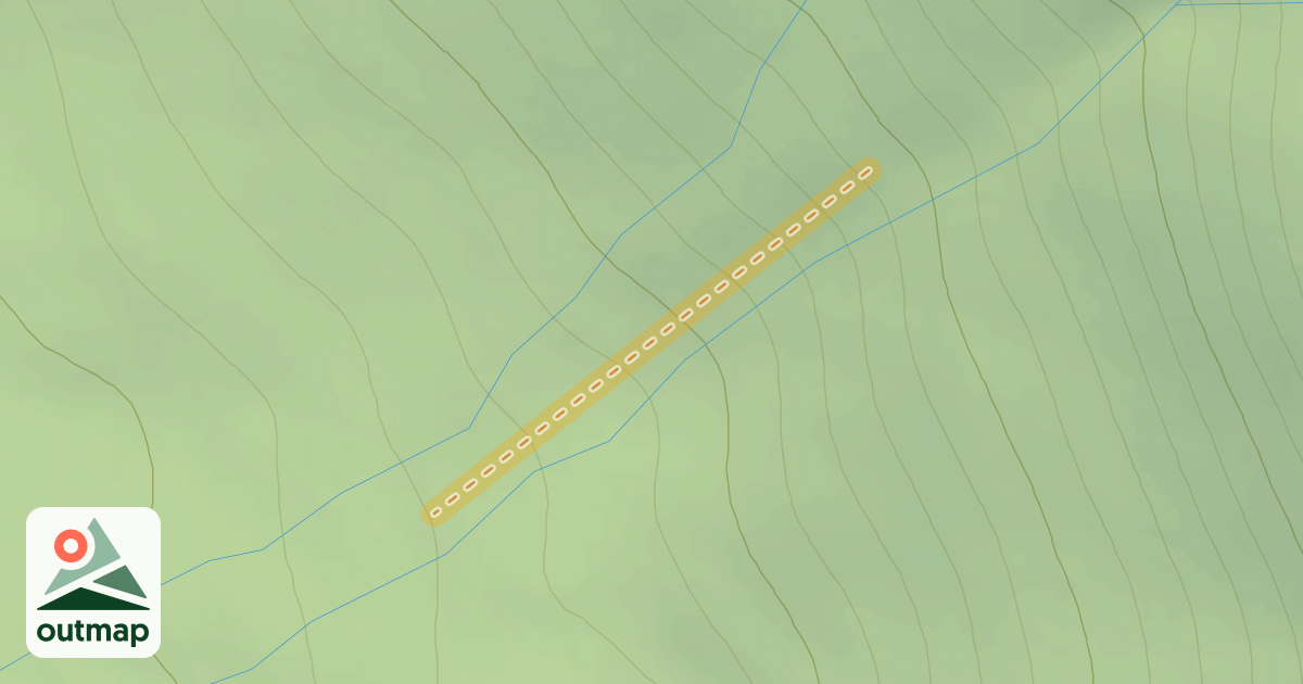 Map of Entrance to Seven Mile Bowl