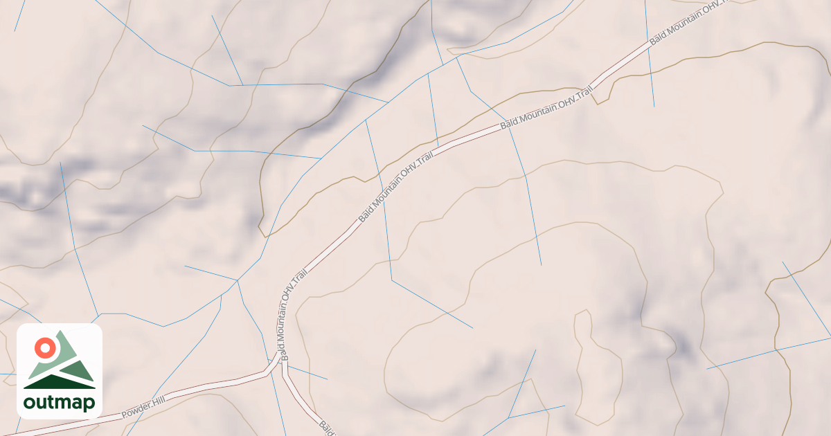 Map of Bald Mountain T2
