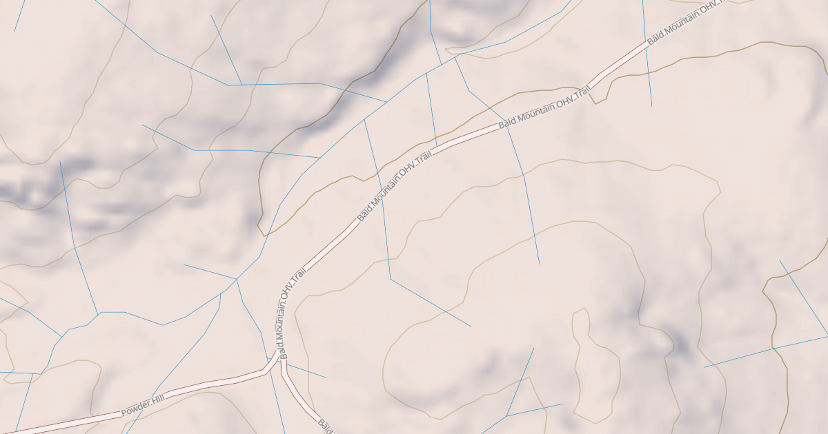 Map preview of Bald Mountain T2