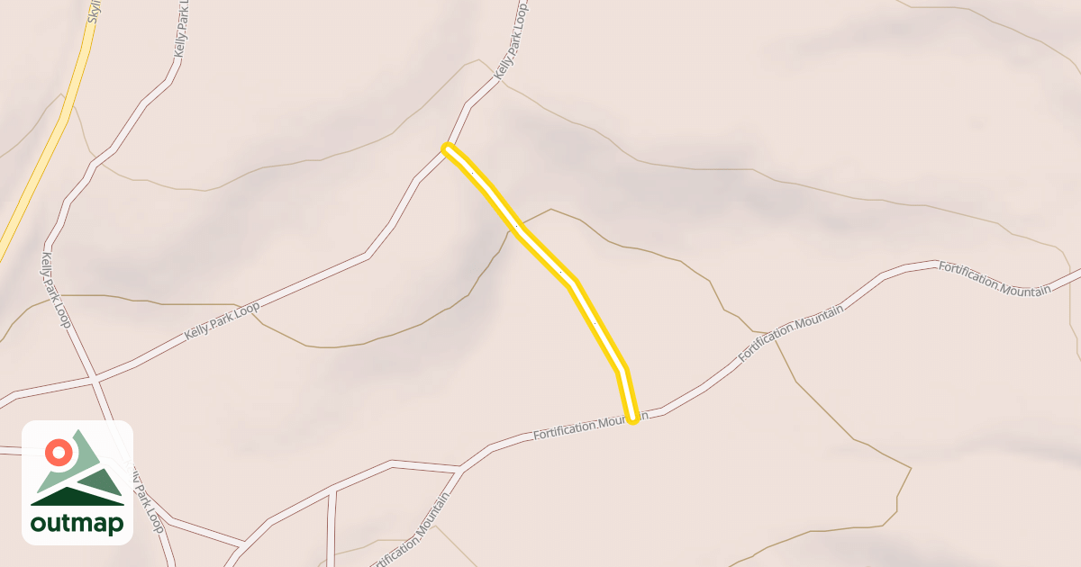 Map of Kelly Park Loop