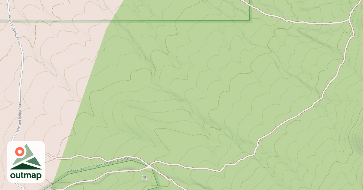 Map of LEBEAU CREEK