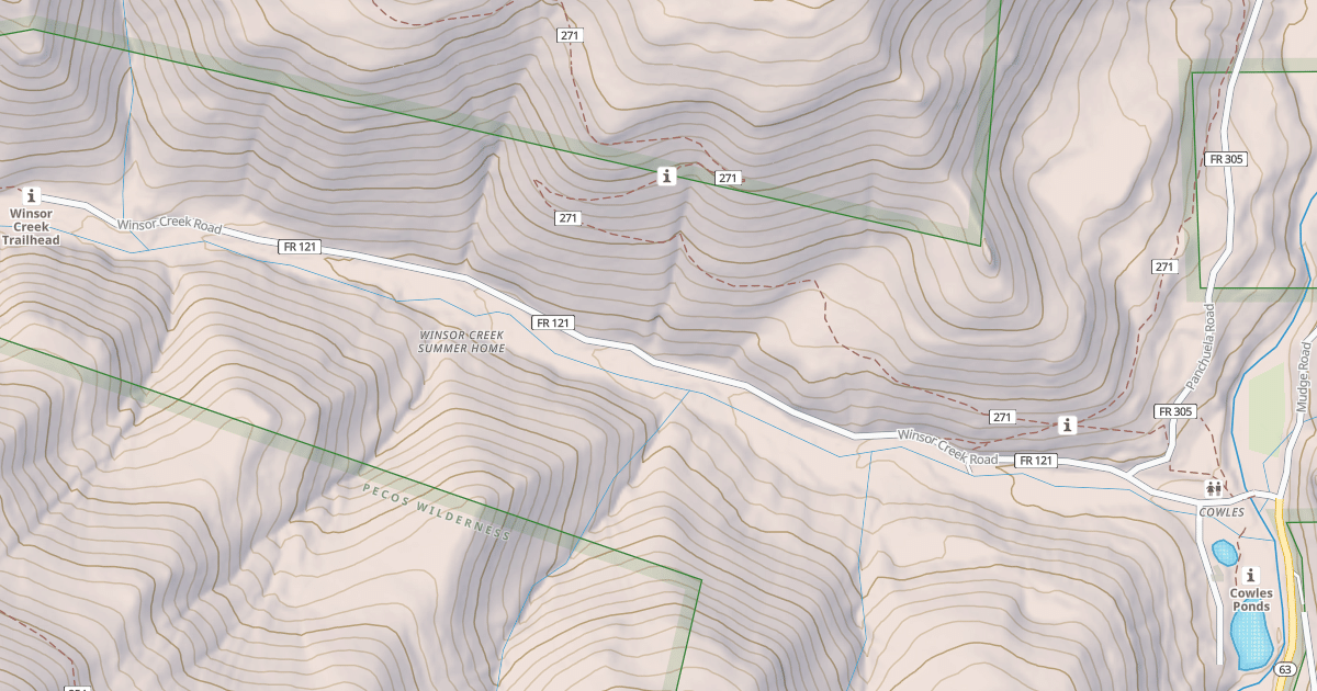 Map preview of WINSOR CREEK