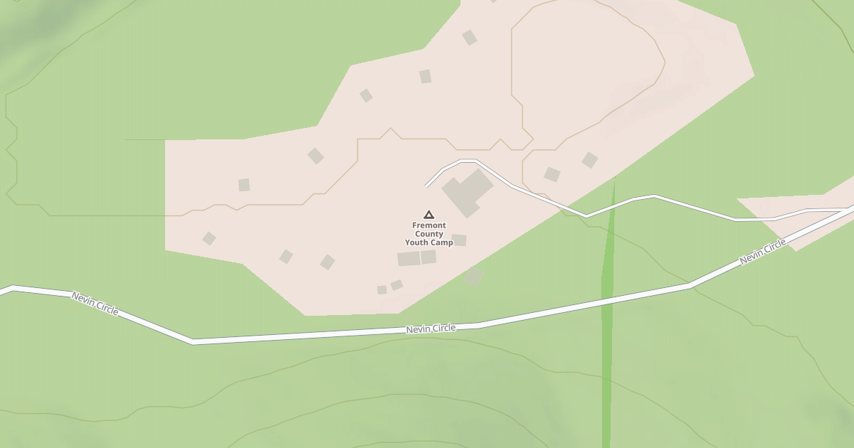 Map preview of FREMONT COUNTY YOUTH CAMP