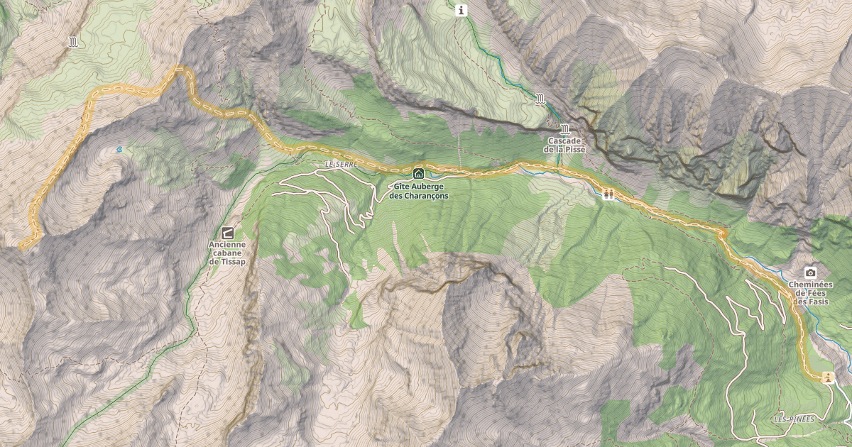 Map preview of Le Mourre Froid — Sainte-Croix