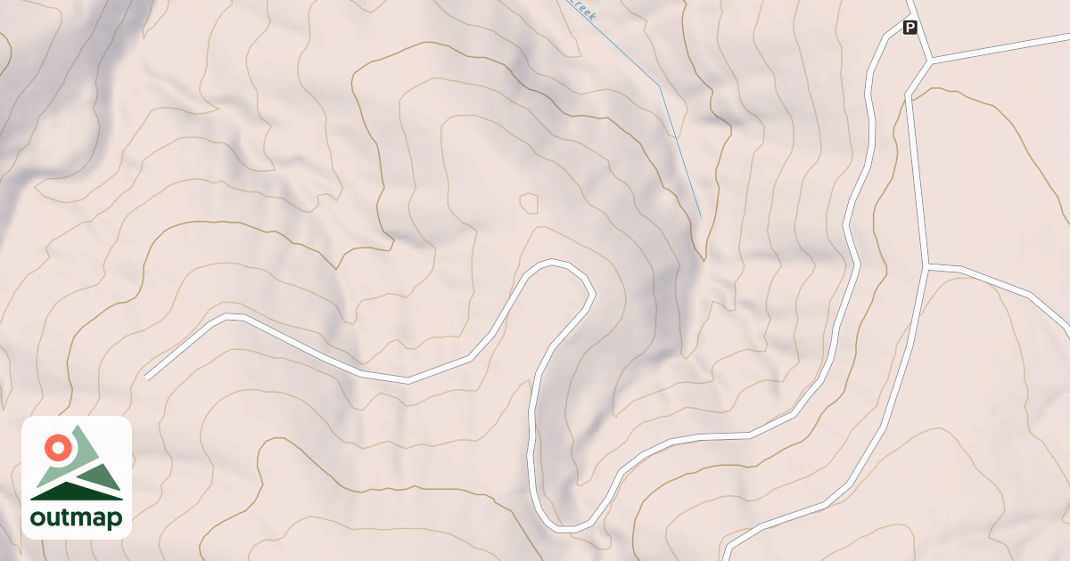 Map of EAST SUGAR CREEK