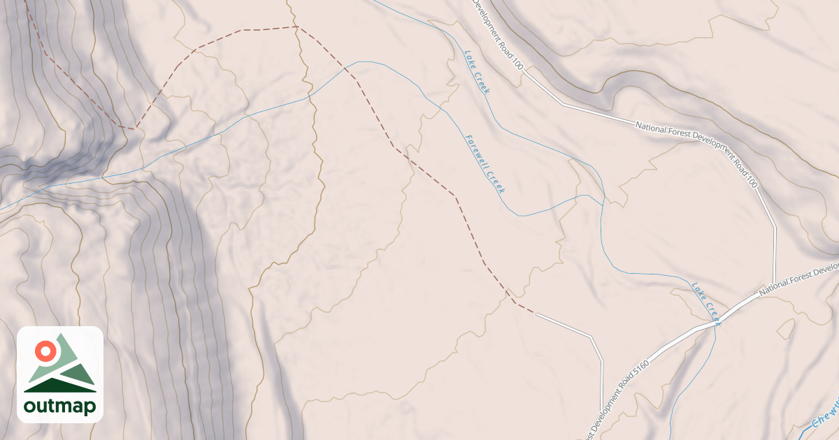 Map of CHRYSTAL TRAILHEAD