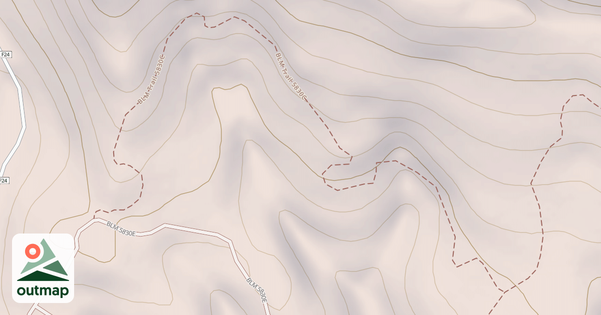 Map of Blm T5830c