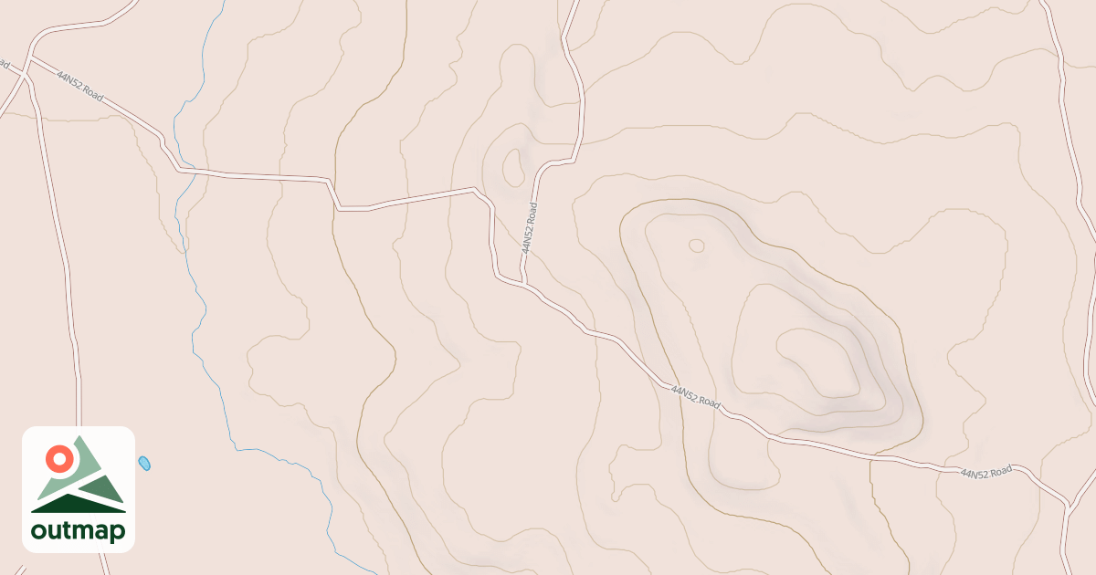 Map of DEER HILL SUMMIT