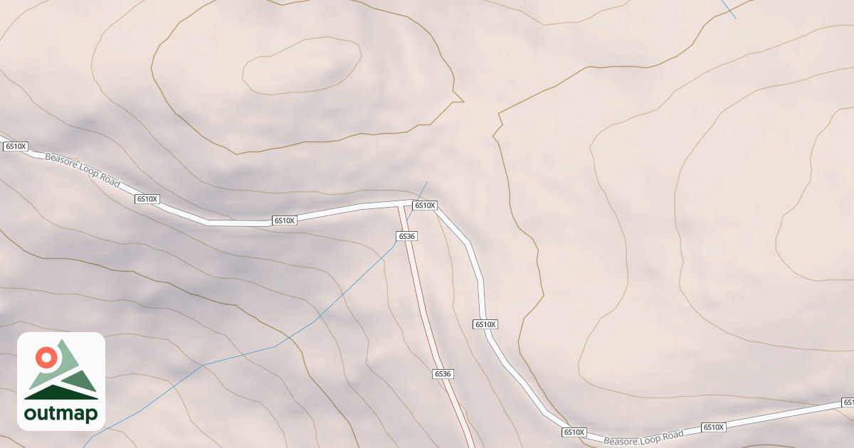Map of BEASORE LOOP