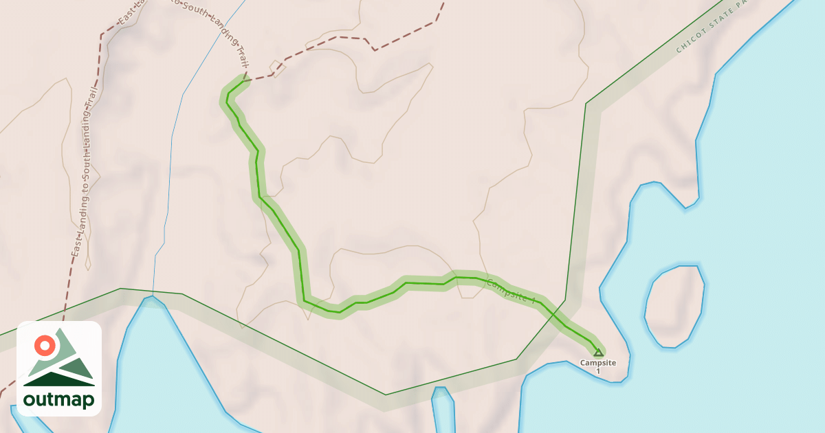 Map of Campsite 1
