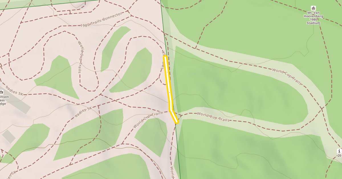 Map preview of World Cup Trails