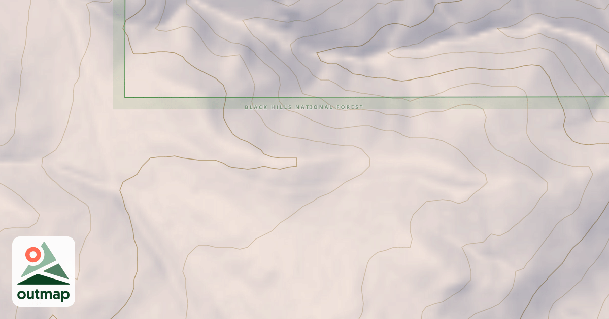 Map of CROOK MOUNTAIN BR 1E