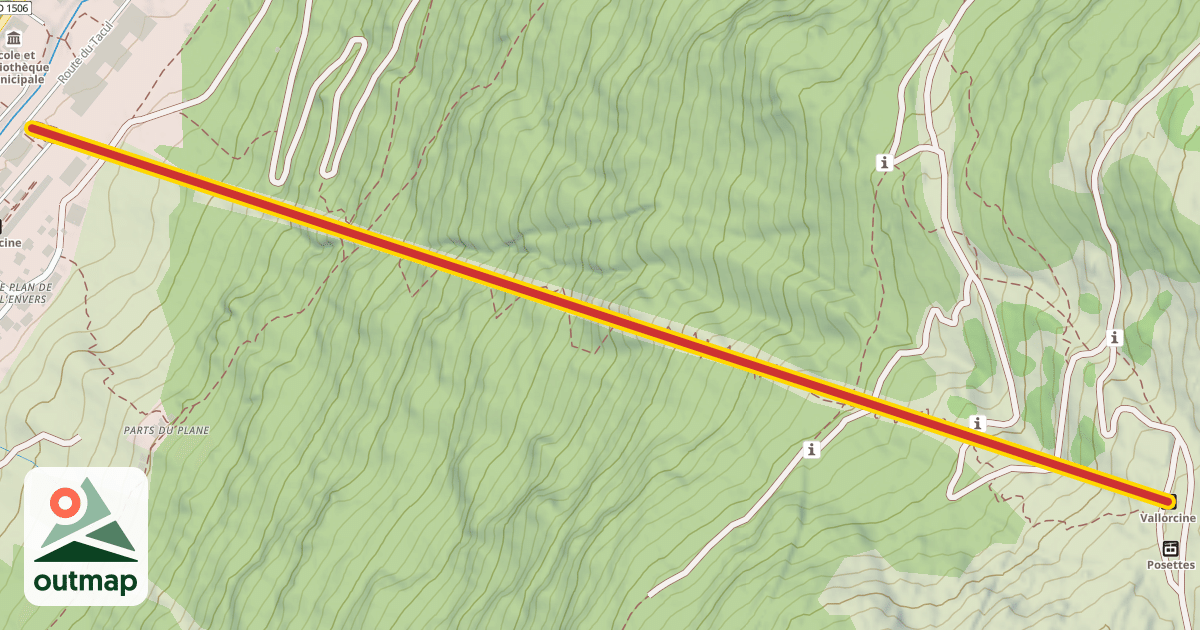 Map of Vallorcine