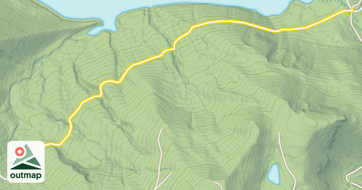 Map of Forest Road 5483