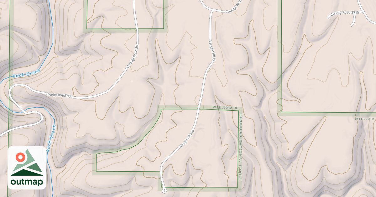 Map of HORSEPOND BRANCH
