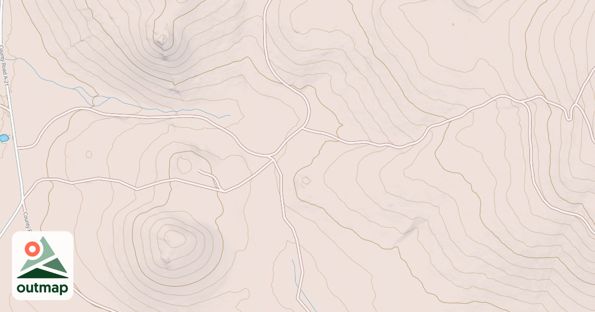 Map of CAMPBELL MTN SOUTH