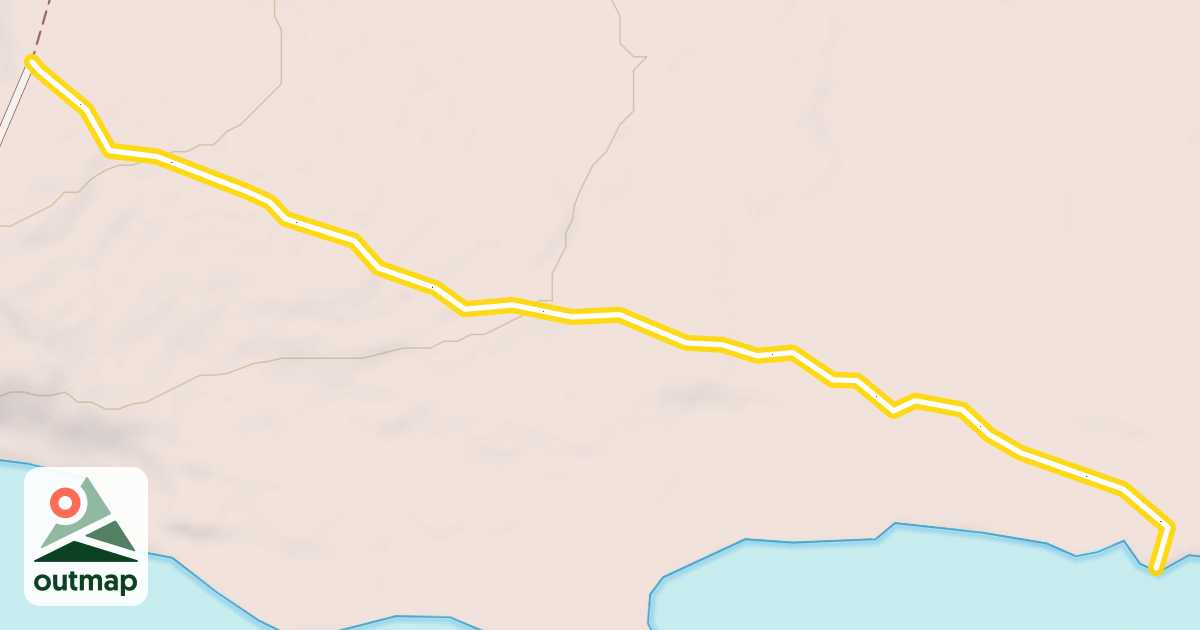 Map of spur to Indian Pond campsite